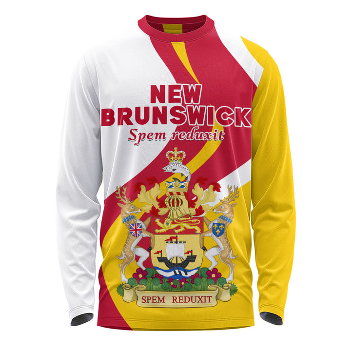 New Brunswick Long Sleeve T-Shirt Crest Of Identity