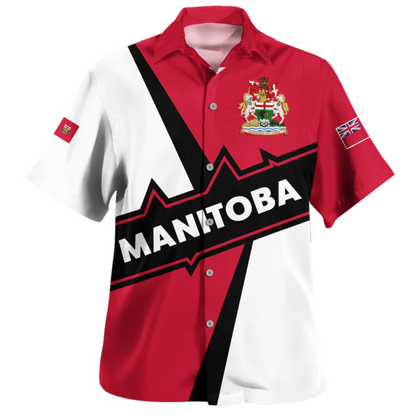 Manitoba Bowling Shirt Loyal True North Provincial Style