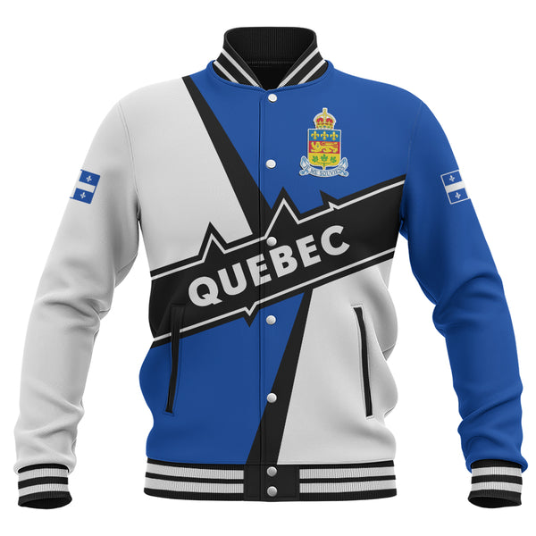 Quebec Baseball Jacket Loyal True North Provincial Style