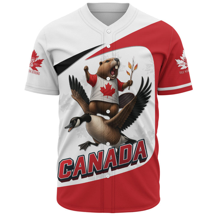 Canada Baseball Shirt Strong & Free Flight
