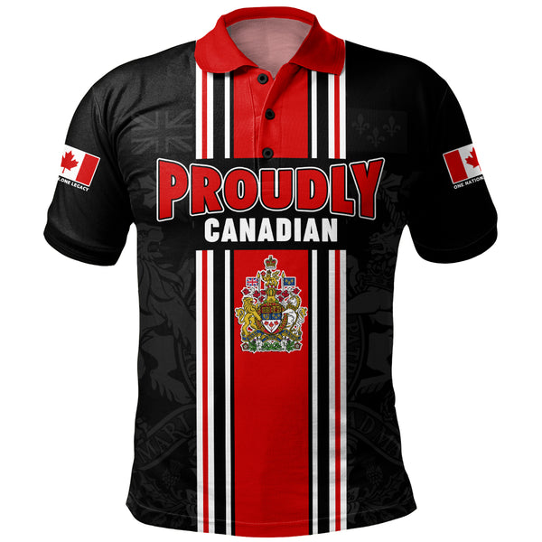Canada Polo Shirt Proud Heritage Crest Edition