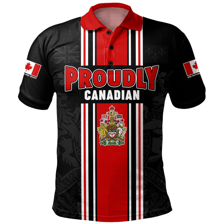 Canada Polo Shirt Proud Heritage Crest Edition