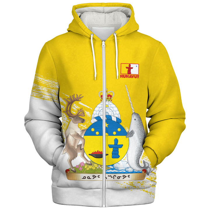 Nunavut Sherpa Hoodie Pride Of The Provinces