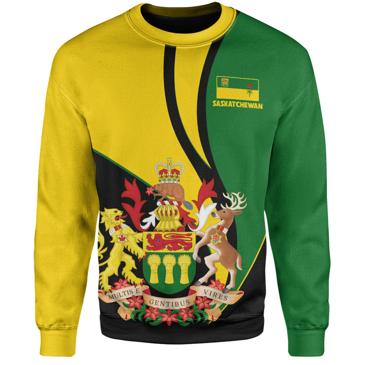 Saskatchewan Sweatshirt Heritage Pride Of The North