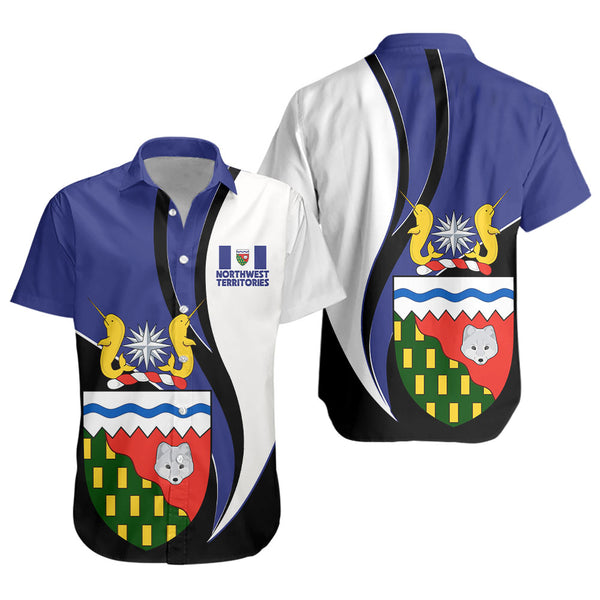 Northwest Territories Short Sleeve Shirt Heritage Pride Of The North