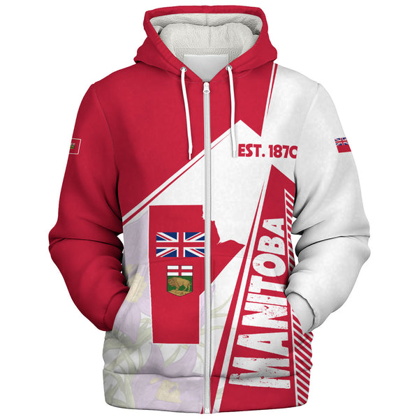 Manitoba Sherpa Hoodie Proud Provinces Collection