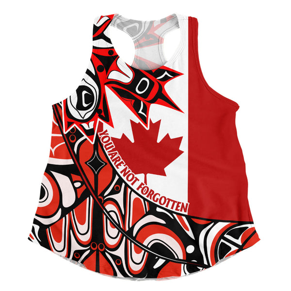 Canada Women Tank Maple Remembrance Indigenous Pride