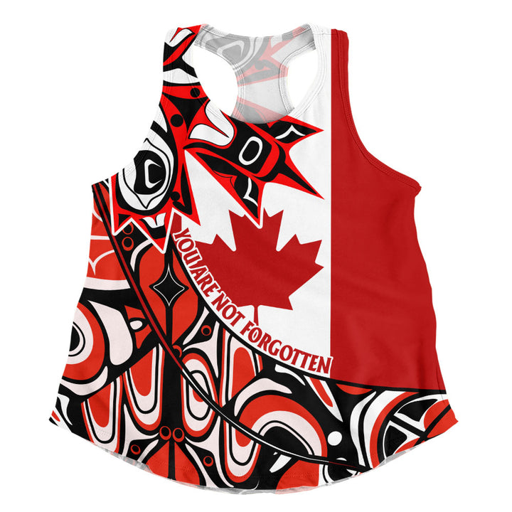 Canada Women Tank Maple Remembrance Indigenous Pride