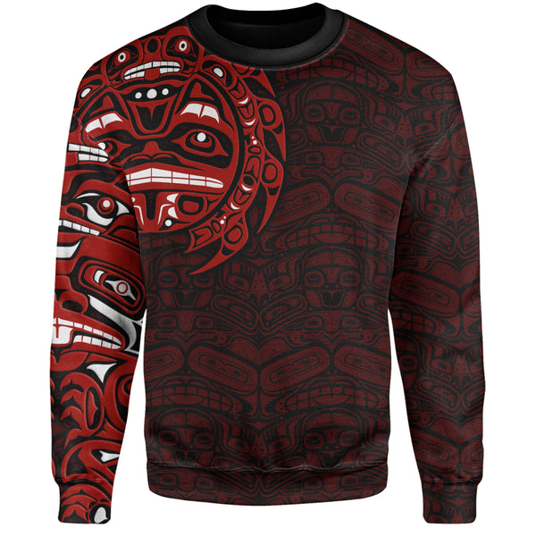 Canada Sweatshirt Red Wisdom Haida Edition