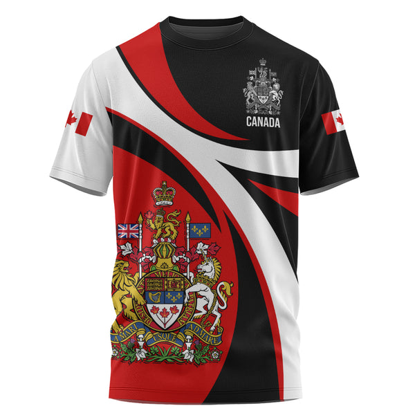 Canada T-Shirt Heritage Pride And Power Crest