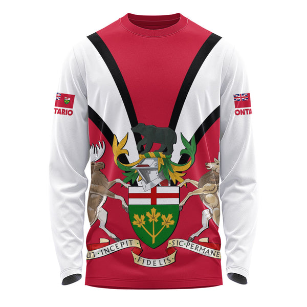 Ontario Long Sleeve T-Shirt Proud Provinces Collection