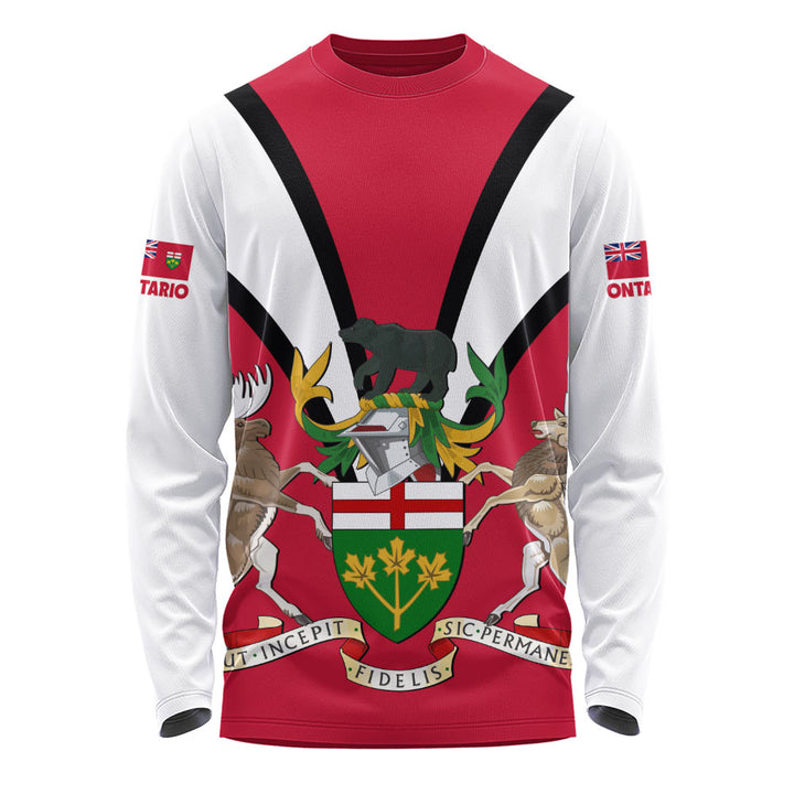 Ontario Long Sleeve T-Shirt Proud Provinces Collection