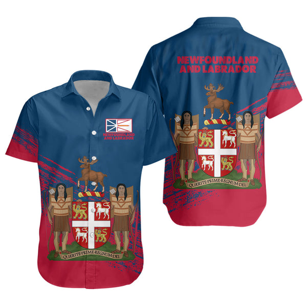 Newfoundland & Labrador Short Sleeve Shirt Pride Of The Provinces