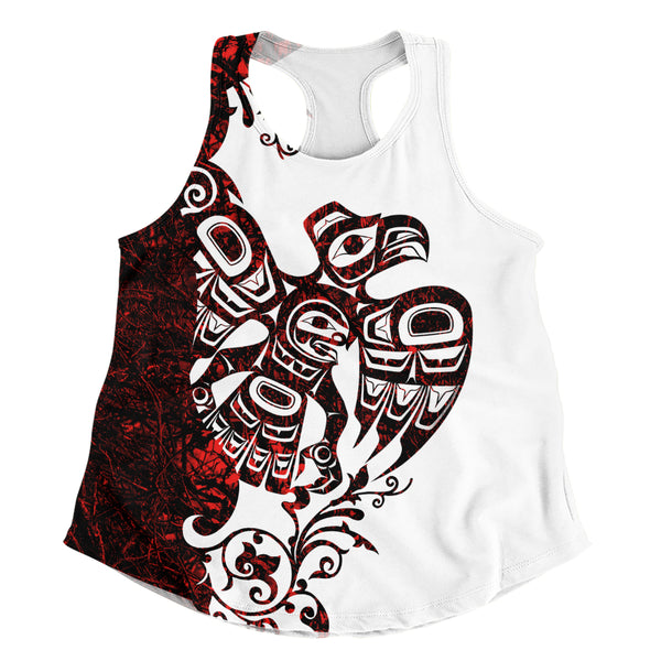 Canada Women Tank Red Sky Flight Haida Edition