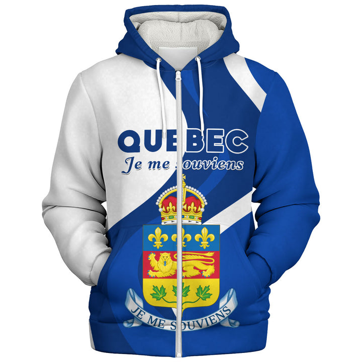 Quebec Sherpa Hoodie Crest Of Identity