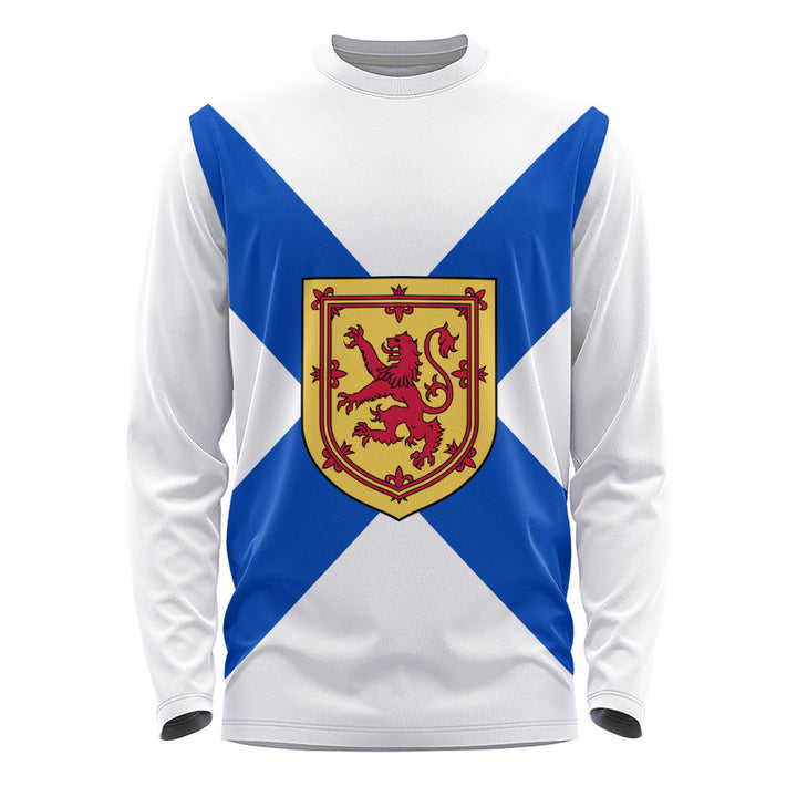 Nova Scotia Long Sleeve T-Shirt Flag Minimalist Pride Style