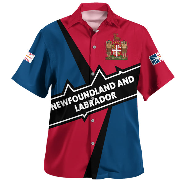 Newfoundland & Labrador Bowling Shirt Loyal True North Provincial Style
