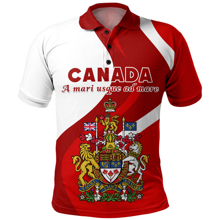 Canada Polo Shirt Crest Of Identity
