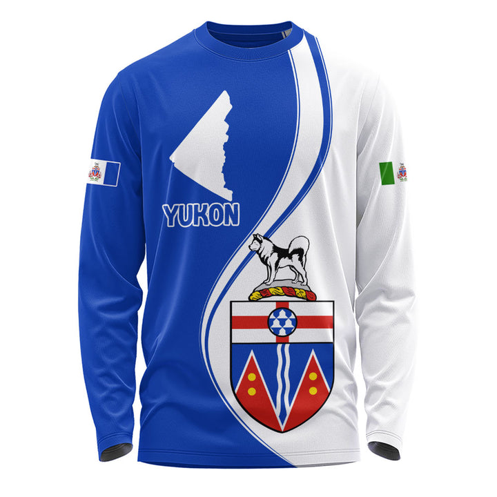 Yukon Long Sleeve T-Shirt Canada Territories Pride