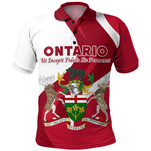 Ontario Polo Shirt Crest Of Identity