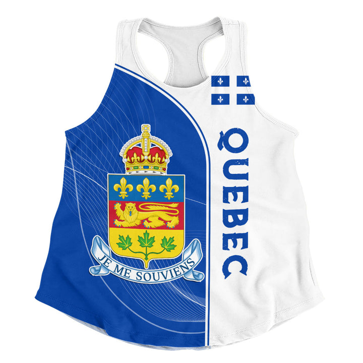 Quebec Women Tank Proud Provincial Heritage