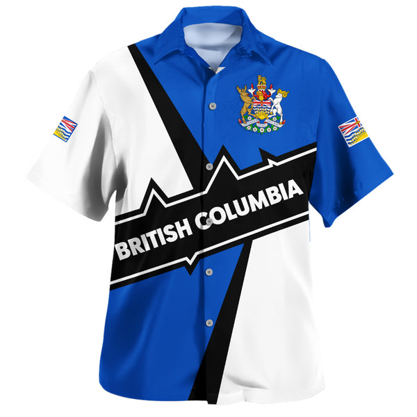 British Columbia Bowling Shirt Loyal True North Provincial Style