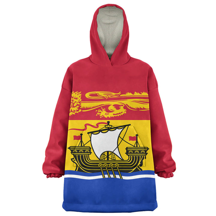 New Brunswick Snug Hoodie Flag Minimalist Pride Style