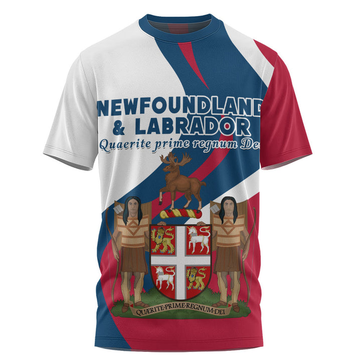 Newfoundland & Labrador T-Shirt Crest Of Identity