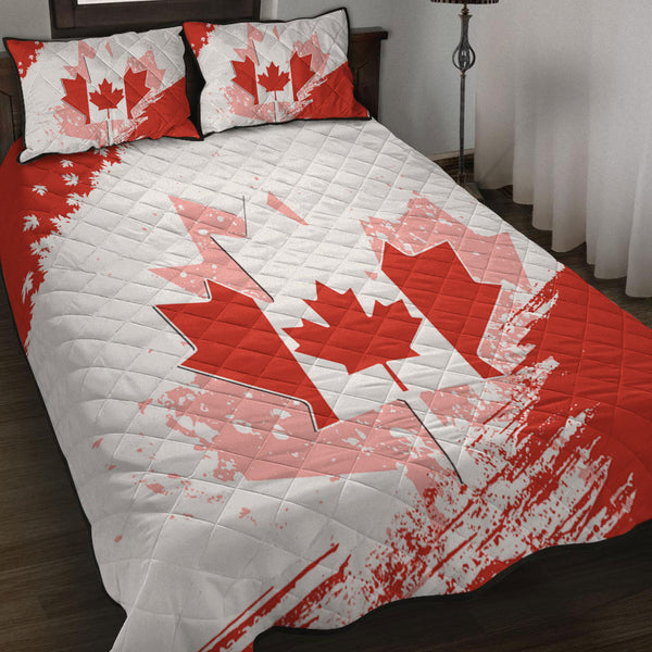 Canada Quilt Bed Set Maple Born Canada Made