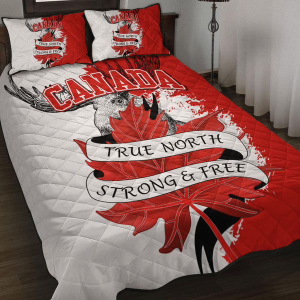Canada Quilt Bed Set Canada Wild Maple Strength
