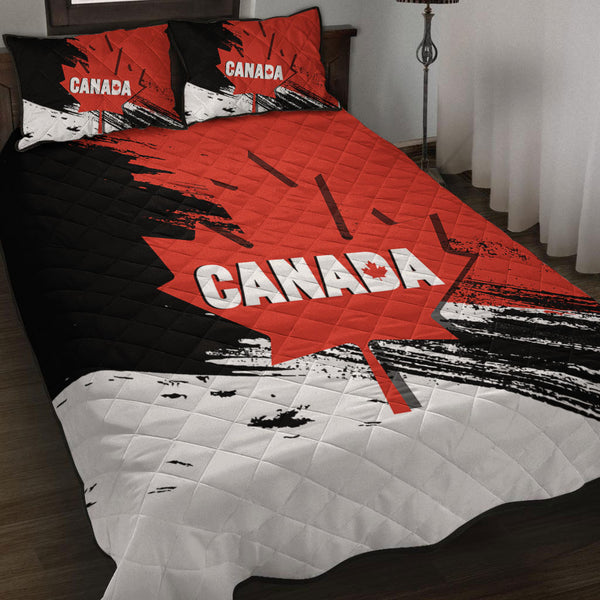 Canada Quilt Bed Set Canada Maple Crest Honor