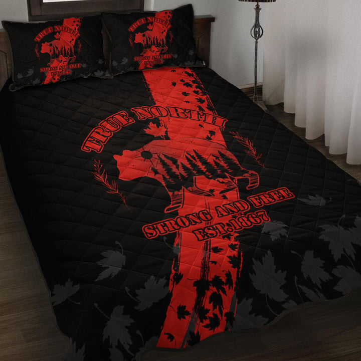 Canada Quilt Bed Set Canada 1867 Maple Heritage