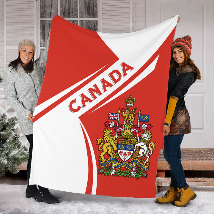 Canada Premium Blanket Canada North Vibes Only