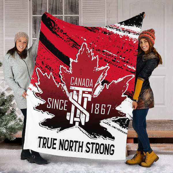 Canada Premium Blanket Since 1867 Strong & Free