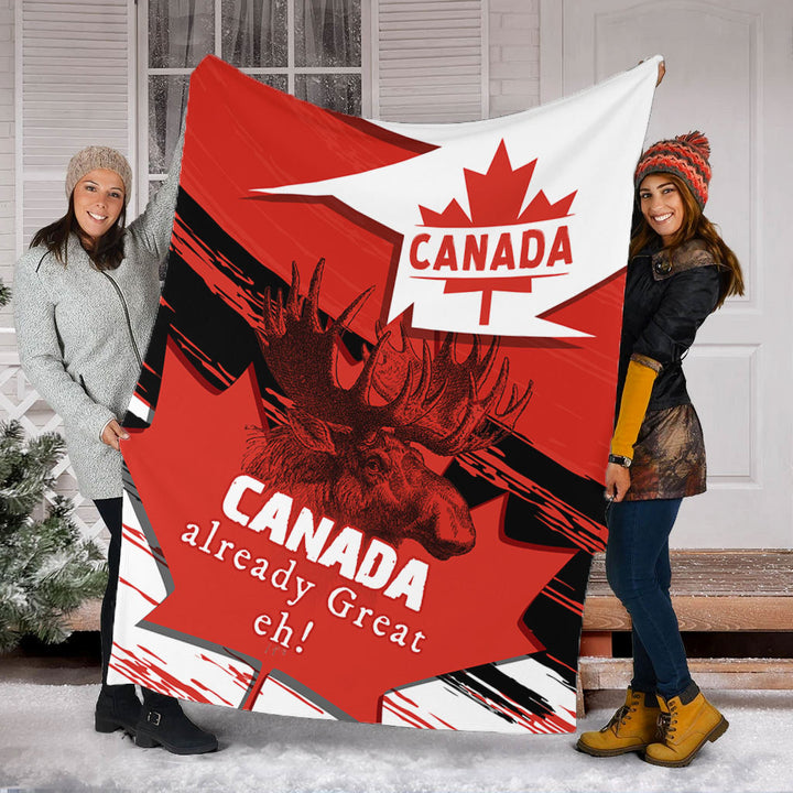 Canada Premium Blanket Canada Already Great, Eh!