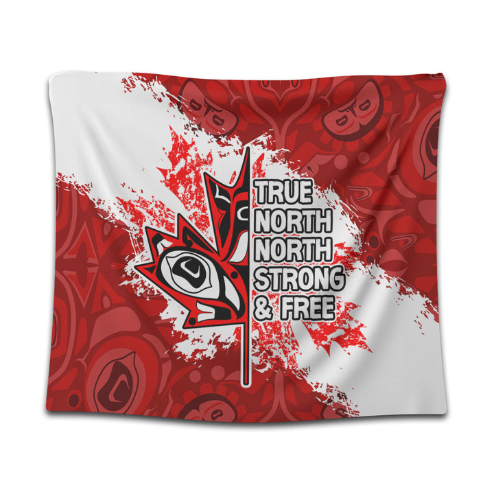 Canada Tapestry Haida Tribal Roaring Bear