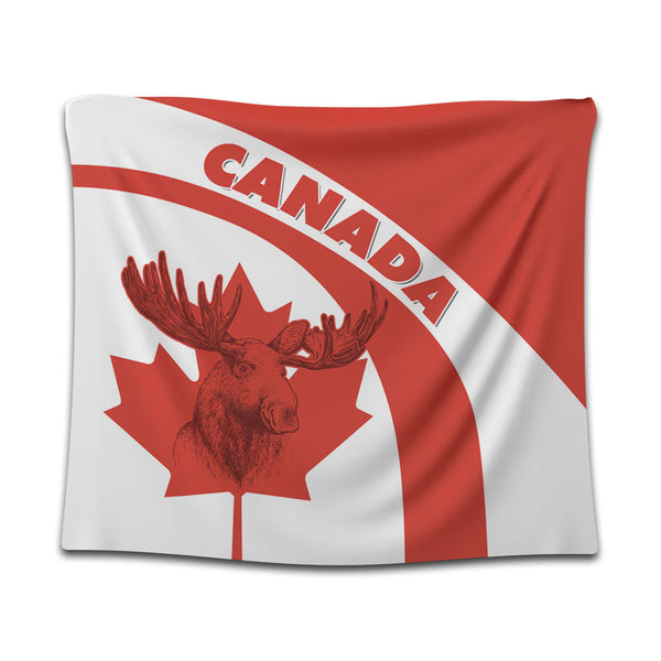 Canada Tapestry Red & White Canadian Spirit