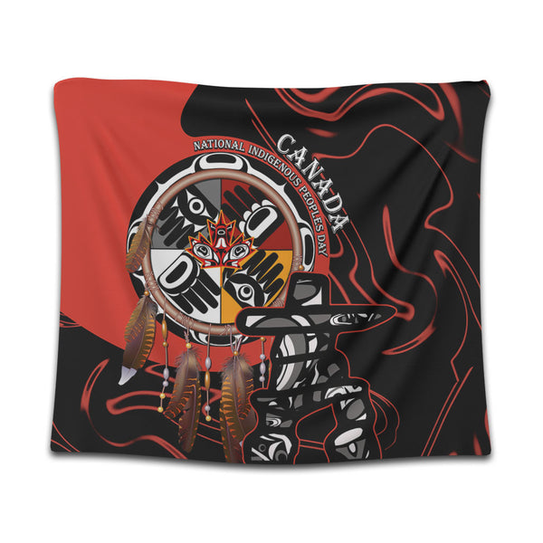 Canada Tapestry Indigenous Peoples Day With Dreamcatche