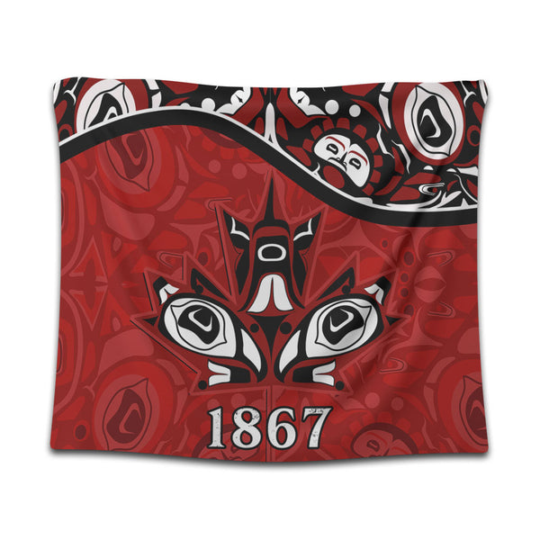 Canada Tapestry Haida Indigenous Power 1867