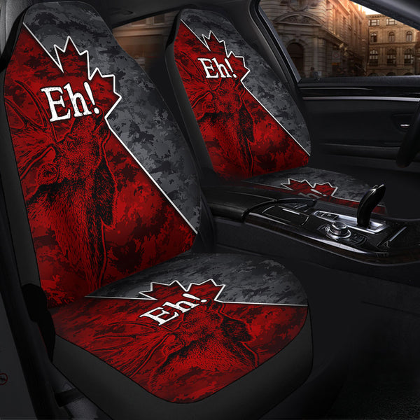 Canada Car Seat Covers Camouflage Maple Strength