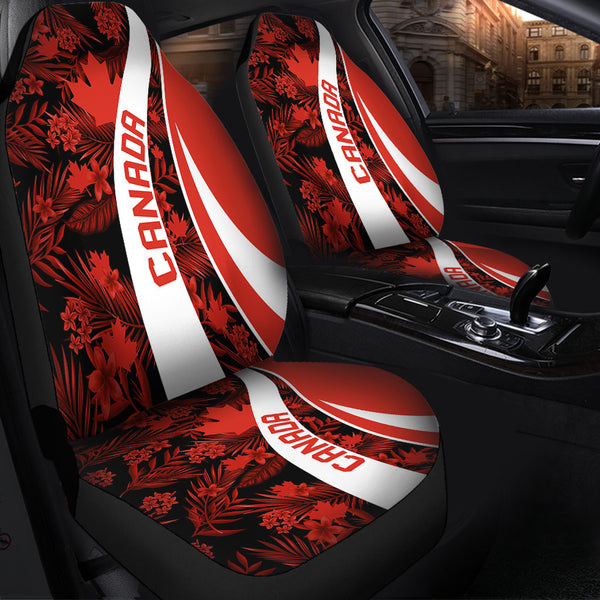 Canada Car Seat Covers Canada Vintage Tropical Summer Style