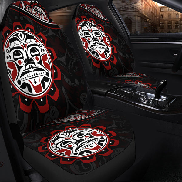 Canada Car Seat Covers Haida Sun Spirit