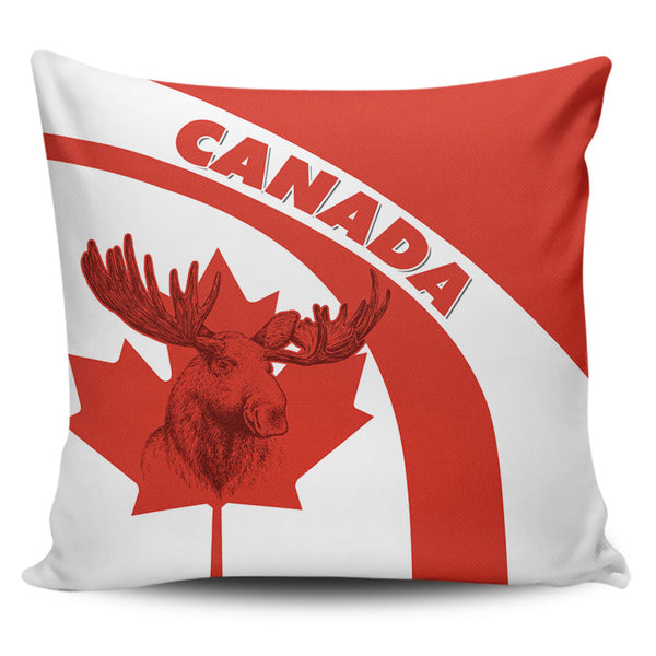 Canada Pillow Cases Red & White Canadian Spirit