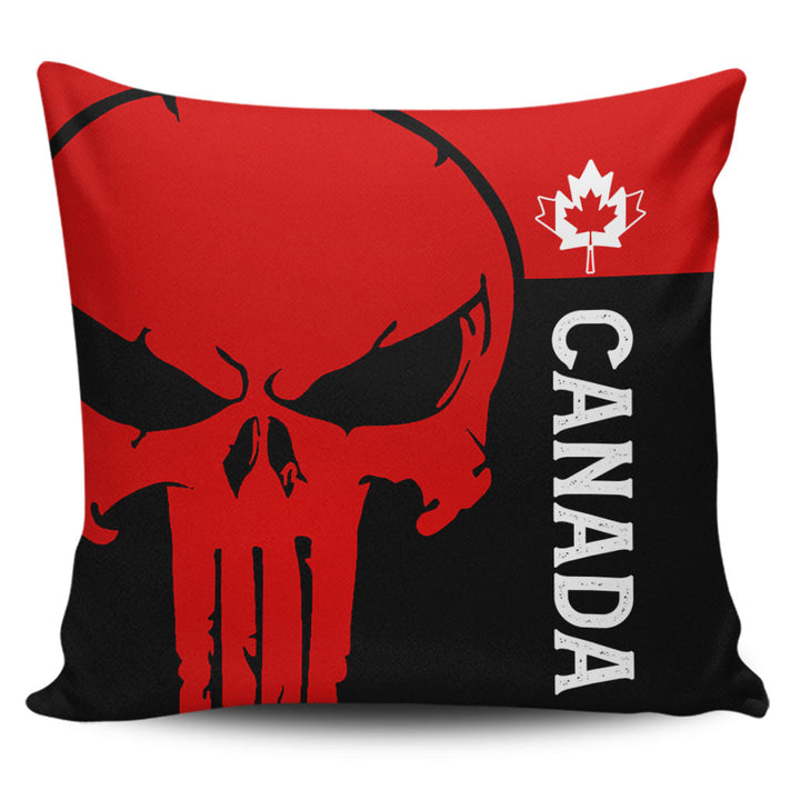 Canada Pillow Cases Custom Crimson Skull Canada