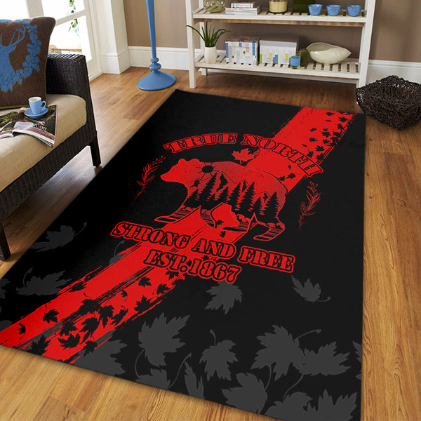 Canada Area Rug Canada 1867 Maple Heritage