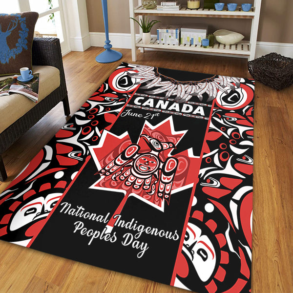 Canada Area Rug National Indigenous Peoples Day Canadian Indigenous Haida