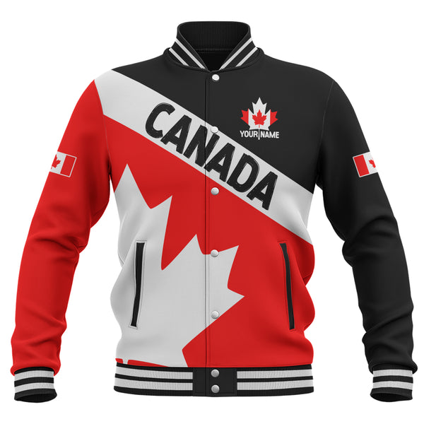 Canada Baseball Jacket Maple Power Stripes