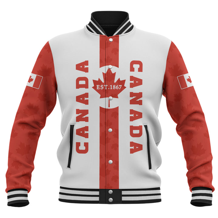 Canada Baseball Jacket Canada Maple Pride 1867