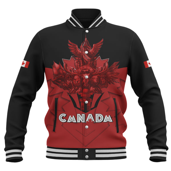 Canada Baseball Jacket Red Sovereign Northern Emblem