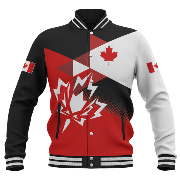 Canada Baseball Jacket Canada Maple Streetwear Graphic Style